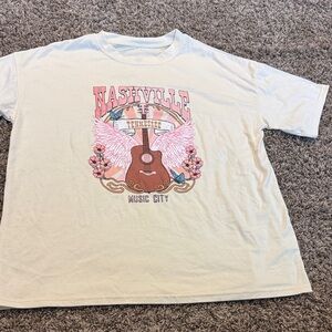 Nashville Graphic Tee - White